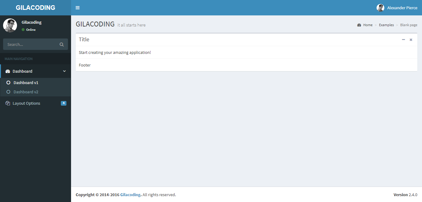 laravel gilacoding adminlte